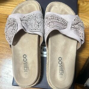 Igi&Co wedge platform sandals espadrilles